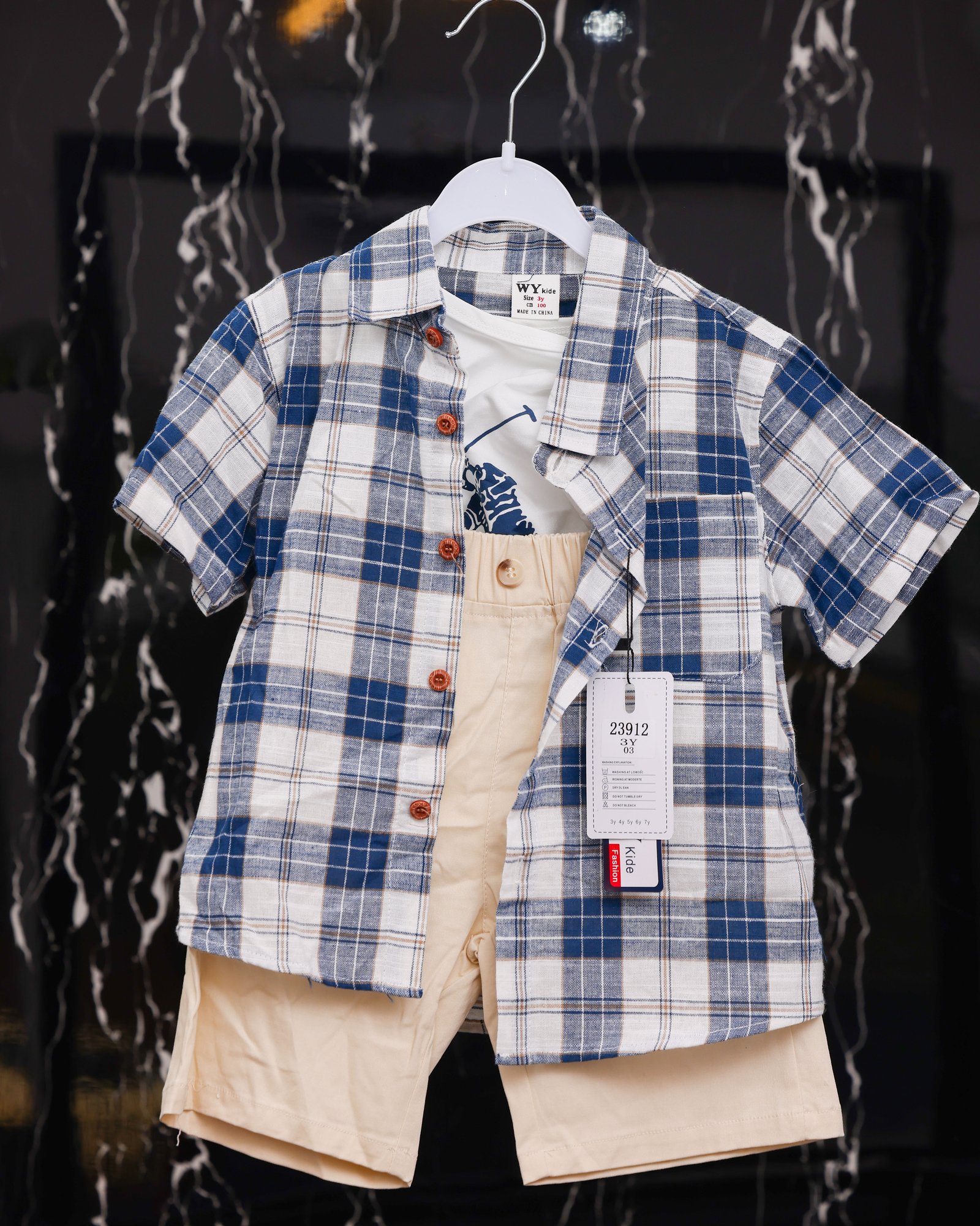 t-shirt,chemise& short